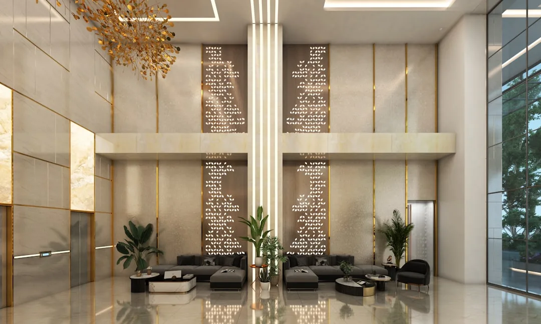Bluehappenworks Casino Hotel interior